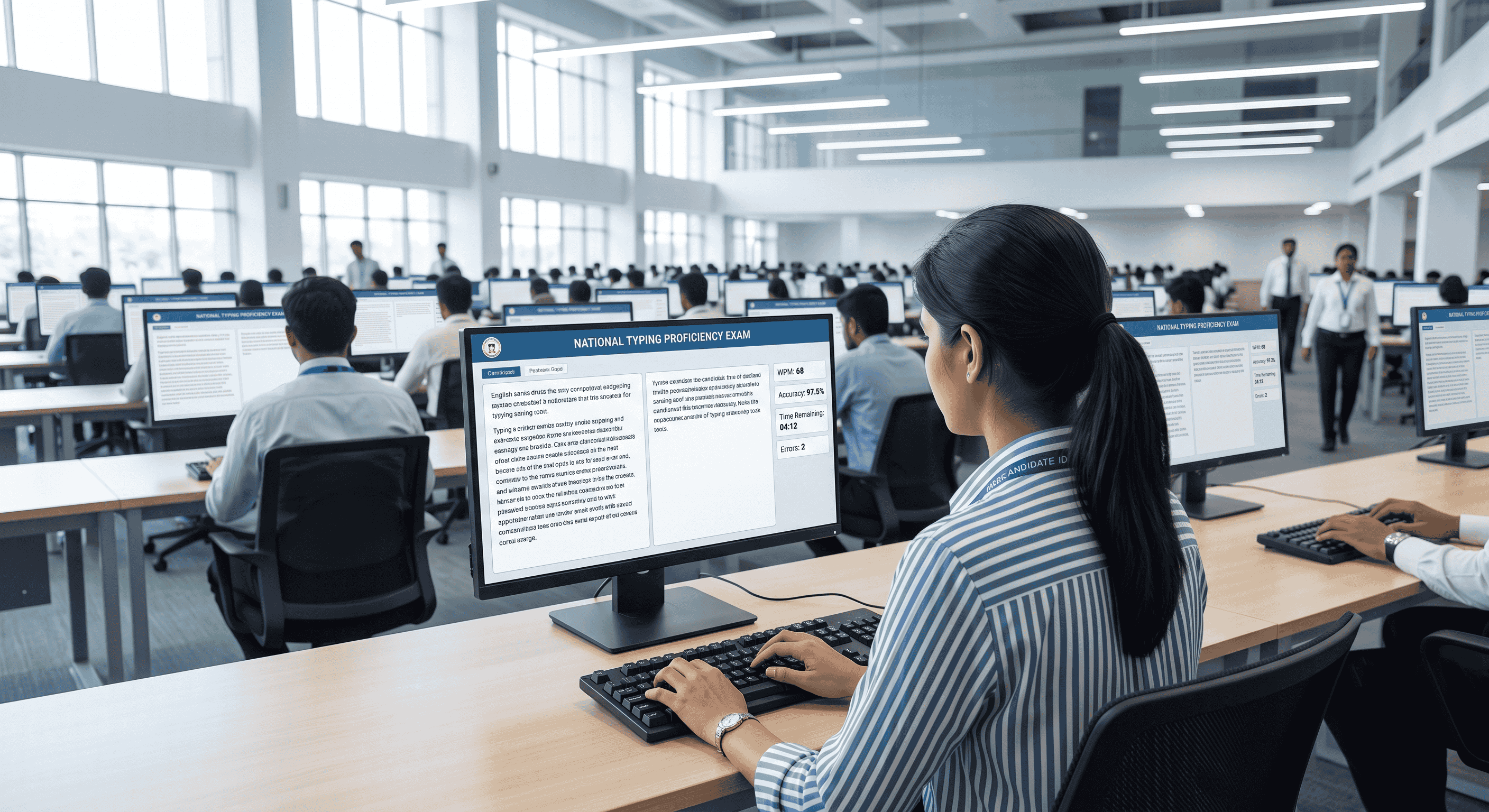 How Typing Exam Software Scores Tests