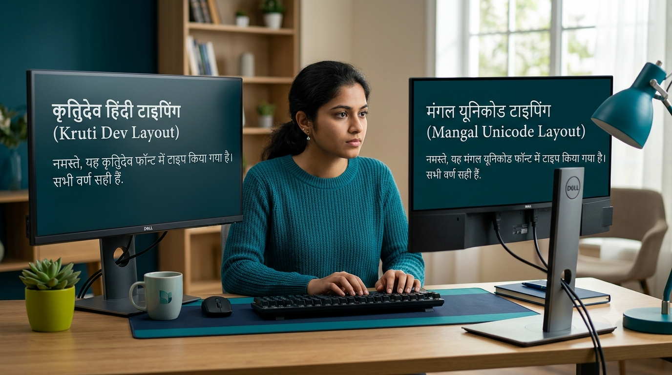 Kruti Dev vs Mangal Unicode Typing: Which is Better for Government Exams?
