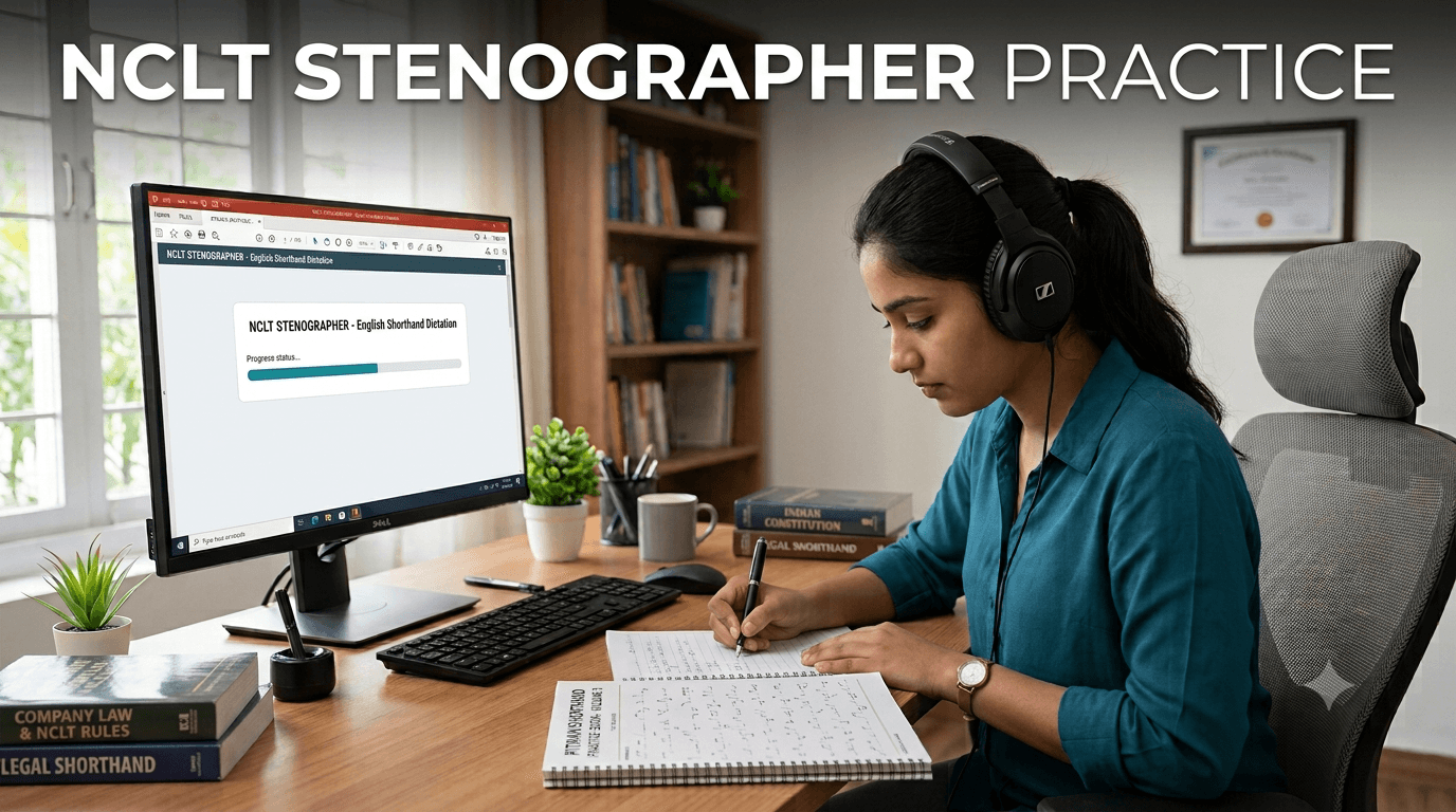 NCLT Stenographer Practice