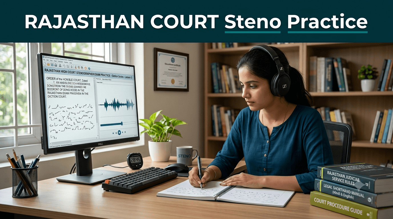 Rajasthan Court Steno Practice
